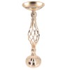 Table Candlestick Ornament Iron Twisted Curb Candle Holder Decorative Ornament