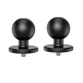 1 Inch Ball with 1/4 Inch Screw for Cameras Video and Camcorders Compatible with RAM/iMESTOU Ball Mount (Pack of 2, SZZS-14)