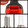 A-Premium (Red) Set of 8 Ignition Coil Pack and Iridium