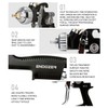 ENDOZER Economical All-Round Spary Gun Pneumatic Gravity Feed Painter with