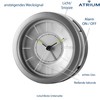 Atrium moderner Design Wecker Analog Quarz ohne Ticken mit Licht