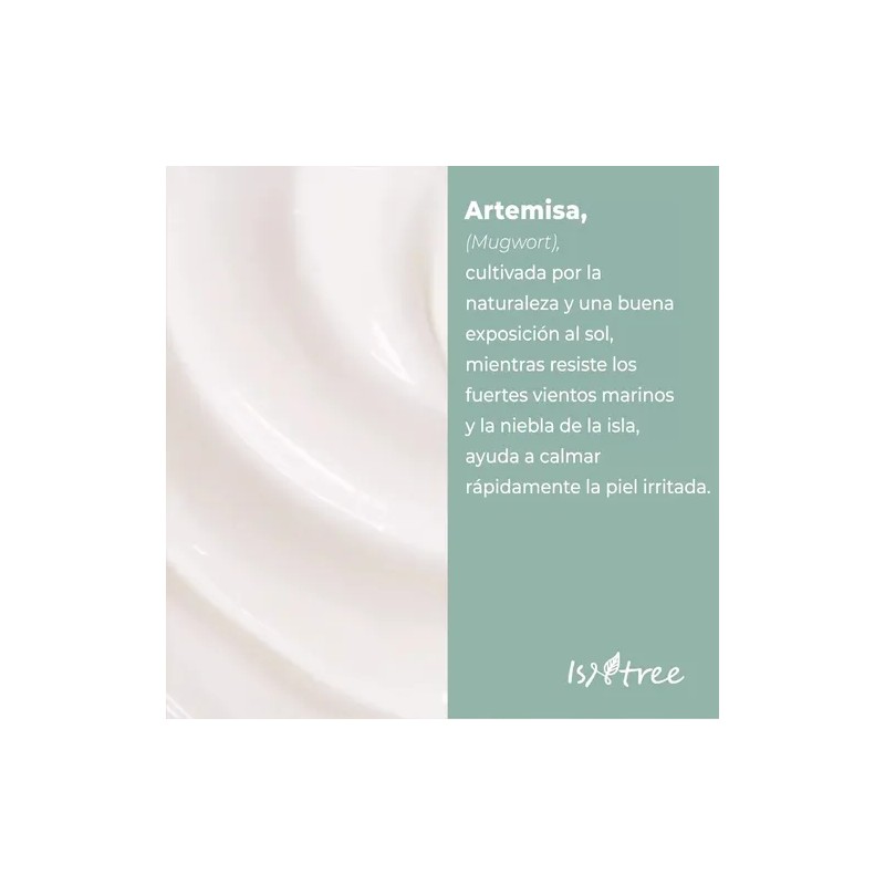 Isntree Mugwort Calming Cream 50ml Todo Tipo De Piel Día/noche