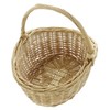FRANK FLECHTWAREN Small Natural White Ironing Basket