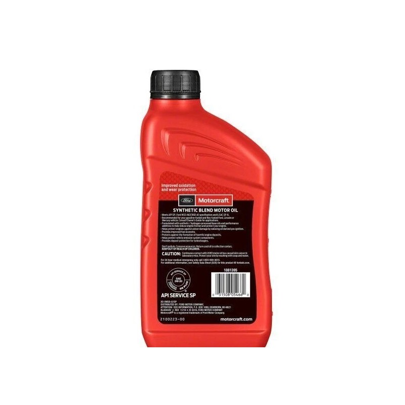 Motorcraft OEM Motorcraft SAE 5W-20 Engine Oil Synthetic Blend 1QT