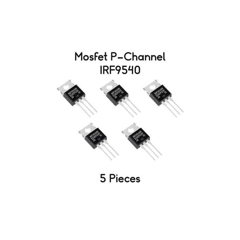 Kit of 5 MOSFETs P-Channel IRF9540