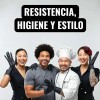 Guantes Descartables Antideslizantes Ambiderm Nitrilo Color Negro Talle Extra Chica