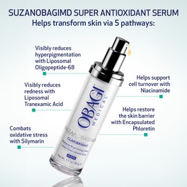 SUZANOBAGIMD Claribright Brightening Lotion – Reduces Dark Spots & Redness, Improves Discoloration, & Supports Cell Turnover for a Brighter, More Even Complexion – Safe for Sensitive Skin – 1.7 oz