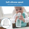 Dr. Brown's Milestones Narrow Sippy Bottle, 100% Silicone Soft Sippy