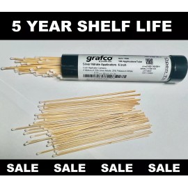 GRAFCO NEW 2024 GRAFCO Silver Nitrate Sticks 6" Applicator Dipped 3times 15ps