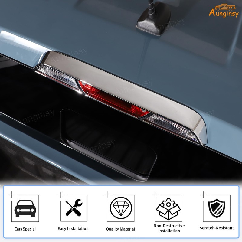 Car Third 3rd Brake Light Trim Frame Compatible with Ford