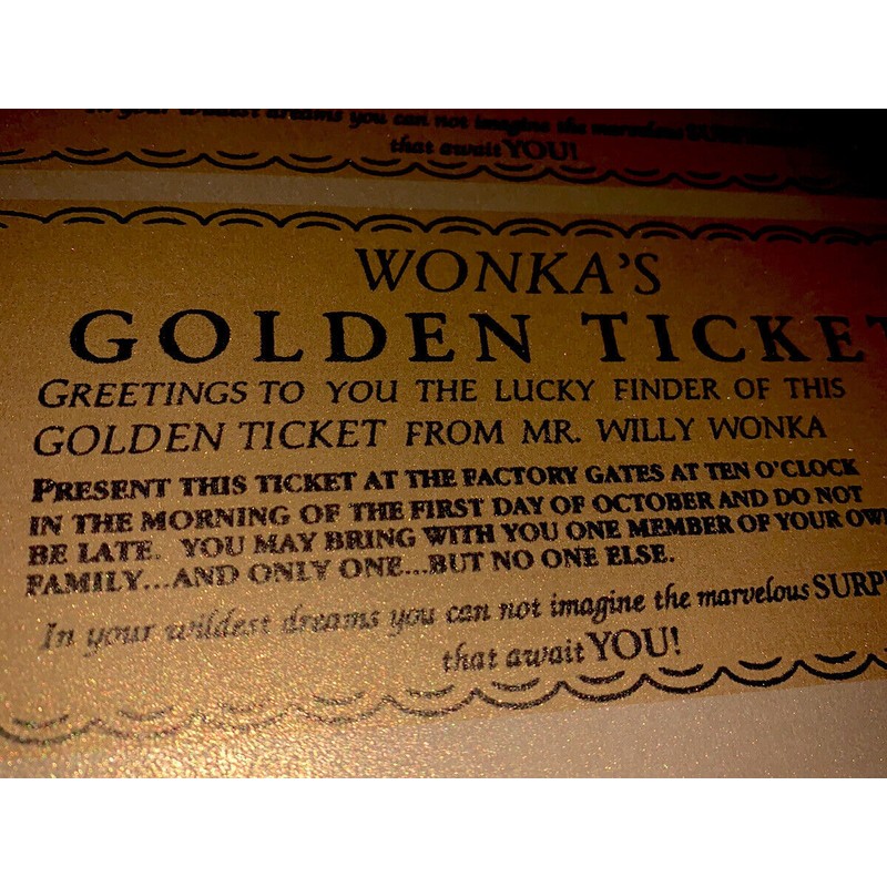 Merckens Milk Chocolate (7) 6” WONKA MILK CHOCOLATE BAR W/