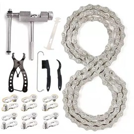 Kikuo Bicycle Mechanic Chain Breaker Multifunctional Bike Chain Tool Bicycle Splitter Link Remover Chain Repairing Tool for 6 7 8 Speed Chain, Bike Chain 1/2" x3/32 Links, Bicycle Accessories