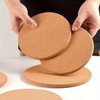 Cobenga Cork Coasters, 6 Pack Thick Cork Mats for Hot