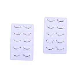FRCOLOR At Home Eyelashes 20 Pairs Lower Eyelashes False Eyelashes Fake Eyelashes Fake Lashes Bottom Lashes Bottom Eyelashes Strip False Lower Lashes Natural Fiber Fake Eyelash