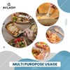 Avlash ® - Pack of 100 Wooden Disposable Fork -Biodegradable