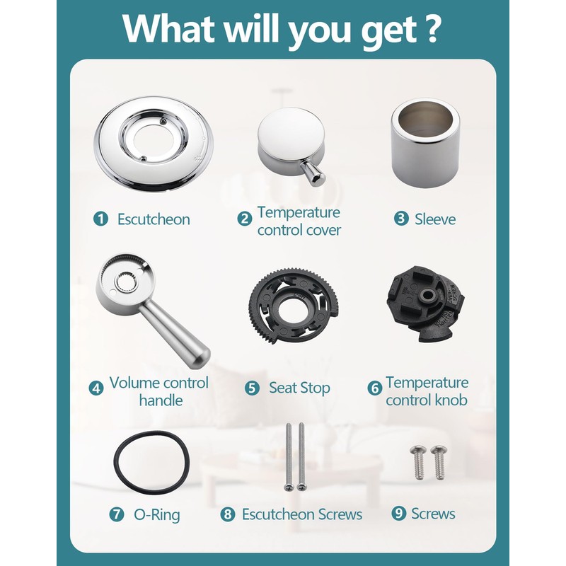 Ultrimkit Shower Trim Kit Compatible with 17& 1700 Series, Shower