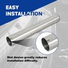 Universal T304 stainless steel Exhaust Pipe flared Tube-36" 3 Feet