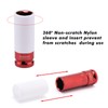 CASOMAN 1/2- Inch Drive Wheel Protector Impact Socket, Extra Thin