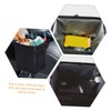 FUNOMOCYA Multipurpose Car Hanging Organizer Large Capacity Trash Can Washable