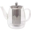 Borosilicate Glass Teapot with Removable Stainless Steel Infuser, 4 Cups