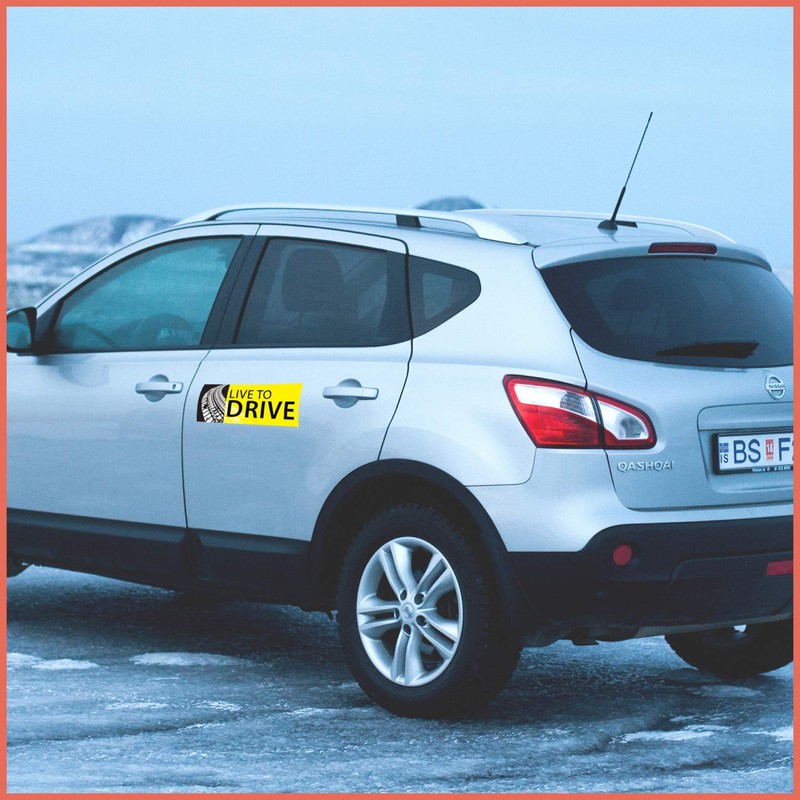 Blank Black Magnet for Car - Blank Magnet to Design