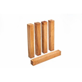 Lumber Wood for Woodworking - Construction - Landscaping (5) LOT of 5, Honduran Mahogany Pen Blanks Wood Turning Square 3/4" X 3/4" X 5"