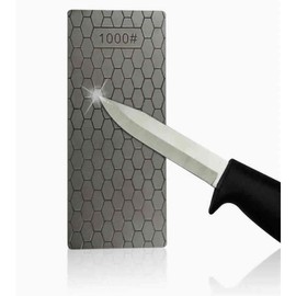 TOPINCN Placa de Piedra de afilar Afilador de Diamante Polaco Cuadrado Placa de Herramienta de Pulido 1 mm de Espesor (Apanalado 1000#)