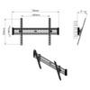 NTQ Flat TV Wall Mount Bracket for Sony XBR-75X800G 75"
