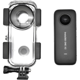 Kiowon Insta360 ONE X2 Waterproof Case 40M Diving Case 360 Degree Panoramic Shoot Diving Protective Cover for insta360 one x2 Diving Case Protective Housing Diving Shell for Underwater Photography