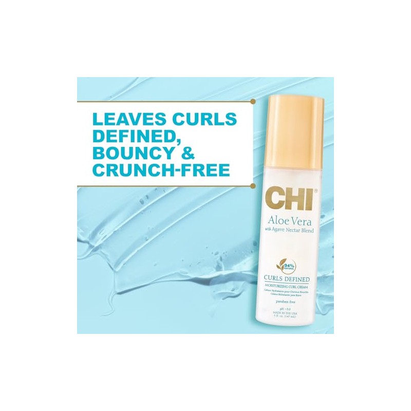 CHI Gel de control de aloe vera, 94% natural, sulfato,