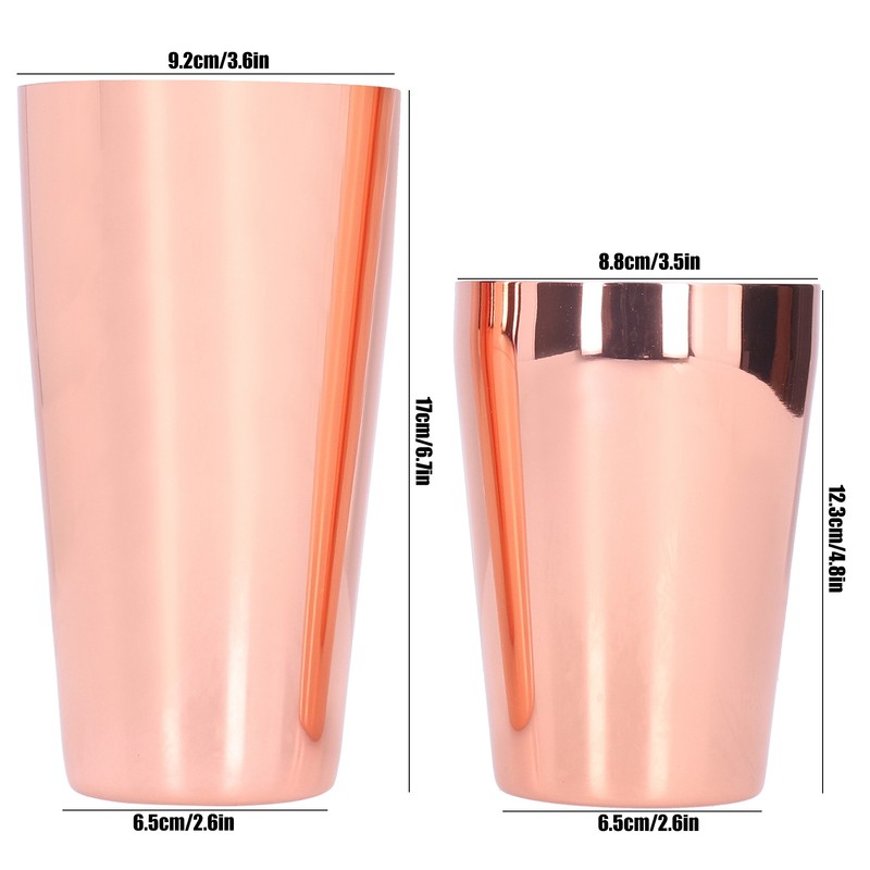 Boston Shaker Stainless Steel Cocktail Wine Drink Shaker Mixer Shaking