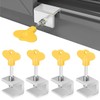 Window Locks, Sliding Window Locks, Sliding Door Locks, 5 Pcs