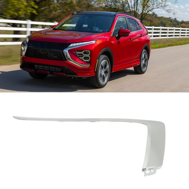 Front Bumper Upper Chrome Trim Stylish Replacement for Mitsubishi Eclipse