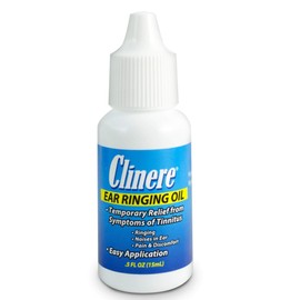 Clinere Ear Ringing Oil Relief, Ear Drops to Help Stop Ringing in The Ears, Tinnitus Relief, Noises in Ears, Pain and Discomfort, Relieves Ear Ringing, Buzzing, Clicking with Homeopathic Oil, 5 fl