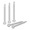 sourcing map 25Pcs #8 x 2" Self Drilling Screws, 410
