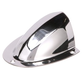 Seachoice Clam Shell Vent, 3-3/4 in. X 3-3/4 in., Stainless Steel