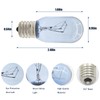 Delixike 241552802 25w Refrigerator Bulb LED for Whirlpool Electrolux Kenmore