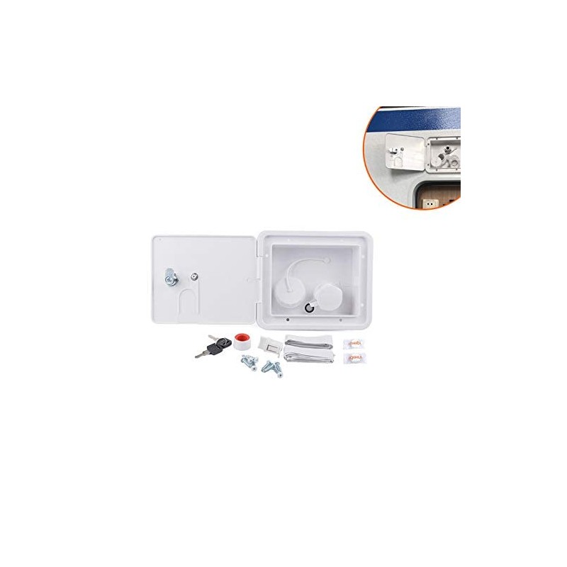 Gravity City Water Inlet Fill Dish Hatch Lock for RV