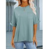 ANRABESS Women Oversized T Shirts Short Sleeve Summer Casual Loose
