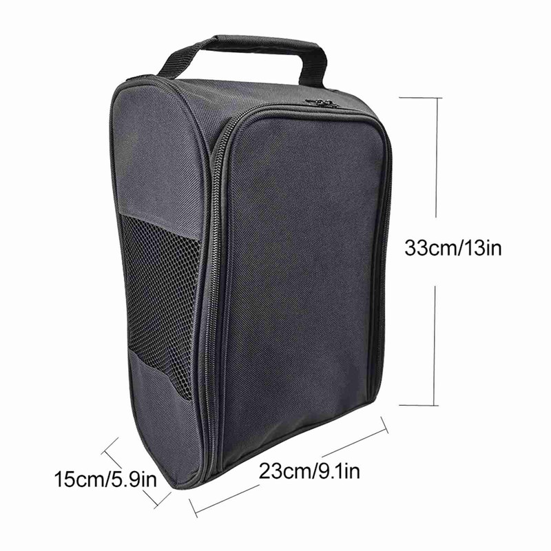 Oxford Cloth Shoe Bag Breathable Sneaker Storage Bag Zippered Sneaker