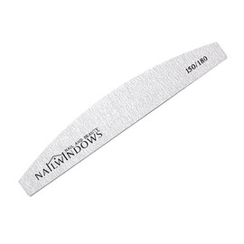 Nail Window Zebra Half-moon Nail File (150/180) Nail Grooming Nail Care Nail Art National Nail Exam Nail Certification / 네일윈도우 지브라 반달 네일파일(150/180) 손톱정리 네일케어 네일아트 네일국가고시 네일자격증