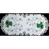 Creative Linens St. Patrick's Day Table Linens, Spring Embroidered Shamrocks