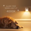 innofox 6-Pack Stick-on Motion Sensor Lights, Warm White LED Night