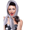 SATINIOR Chiffon Scarf Square Neck Scarf Handkerchief Retro Satin Ribbon