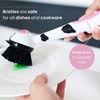 Vigar Moo Cow-Shaped Soap Dispensing Dish Brush, Dish Brush with