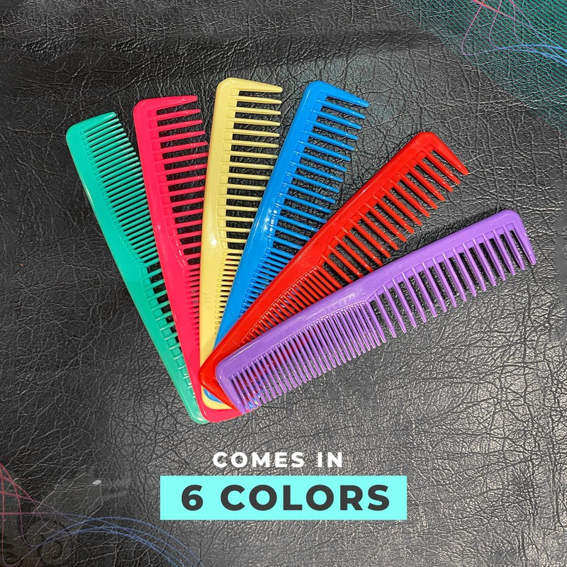 QITIMIR Colorful Hair Comb Set 6 Colors in Pack, Hair