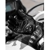INBIKE Leather Motorcycle Gloves with Carbon Fiber Hard Knuckle Touch