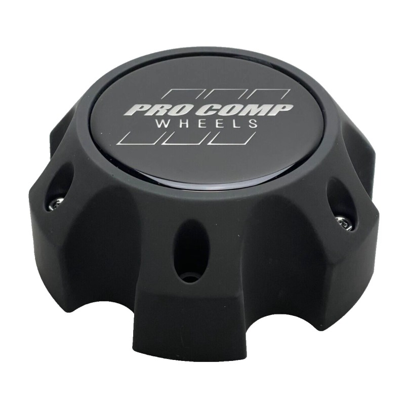 Pro Comp Flat Black Wheel Center Cap W/Screws 703165502 Resin