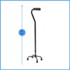 Medline Aluminum Quad Cane with Small Base for Balance, Knee