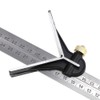 zmart 11.8 inches (300 mm) Combination Angle Square Ruler, Stainless